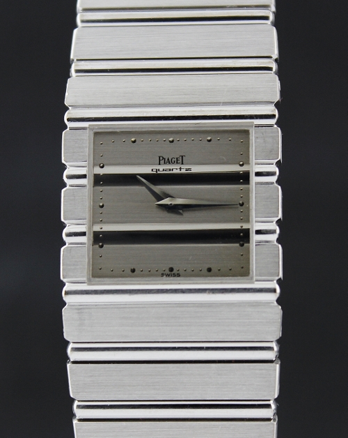 (image for) A PIAGET POLO 18K SOLID WHITE GOLD QUARTZ WATCH